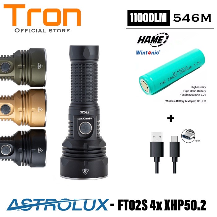 Senter Astrolux Ft02S / Mateminco Tk04 4X Xhp50.2 11000Lumens 546M