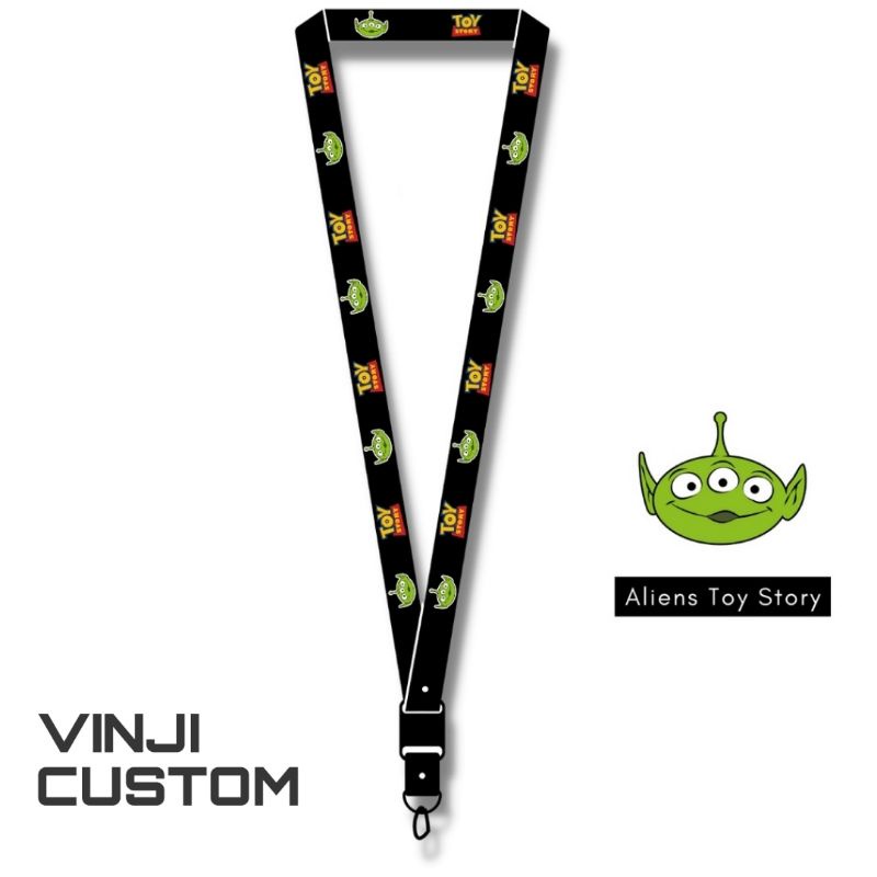 

Lanyar ALIENS TOY STORY pods tali lanyard KARTUN gantungan kunci name tag id card kartu nama / tali lanyard gantungan leher