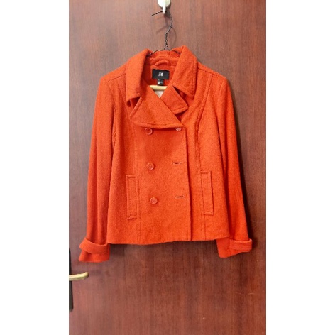 PRELOVED LIKE NEW WINTER COAT WANITA HNM MERAH RED 1X PAKAI SDH DILAUNDRY (BELI D PARIS 1JT)