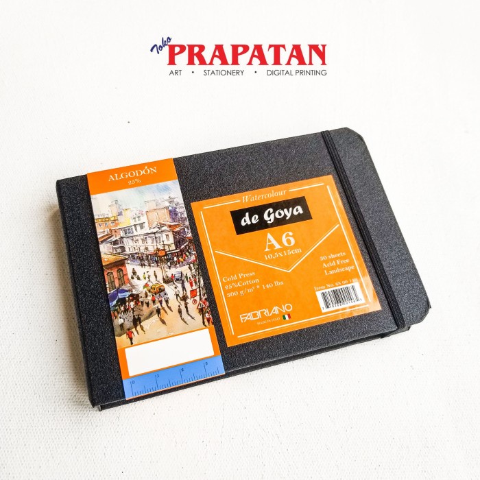 

Buku Gambar De Goya Watercolor Book Algodon A6 300Gsm 30 Sheets