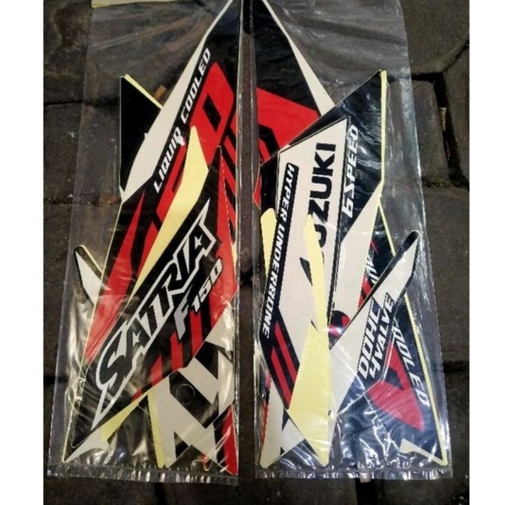 STRIPING STANDAR ORI LIST STIKER MOTOR SUZUKI SATRIA FU 150 FI LED INJEKSI TAHUN 2021 FU FI LED 2021