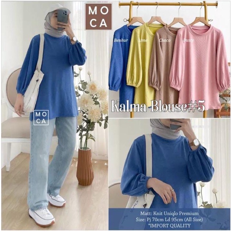 1061 atasan kaos knitted merk clarke atasan bahan aster