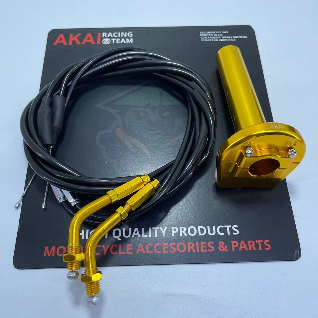 gas spontan 2 kabel cnc akai original