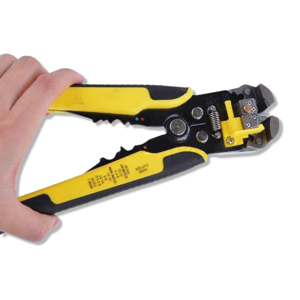 TANG POTONG KABEL MULTIFUNGSI AUTOMATIC WIRE SRTIPPER CRIMPER CUTTER PLIERS