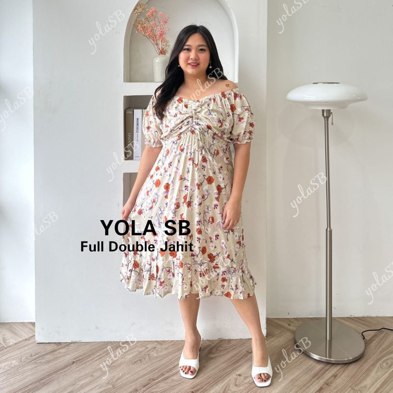 daster kassandra jumbo motif bunga dres rayon cantik baju rumahan ukuran besar