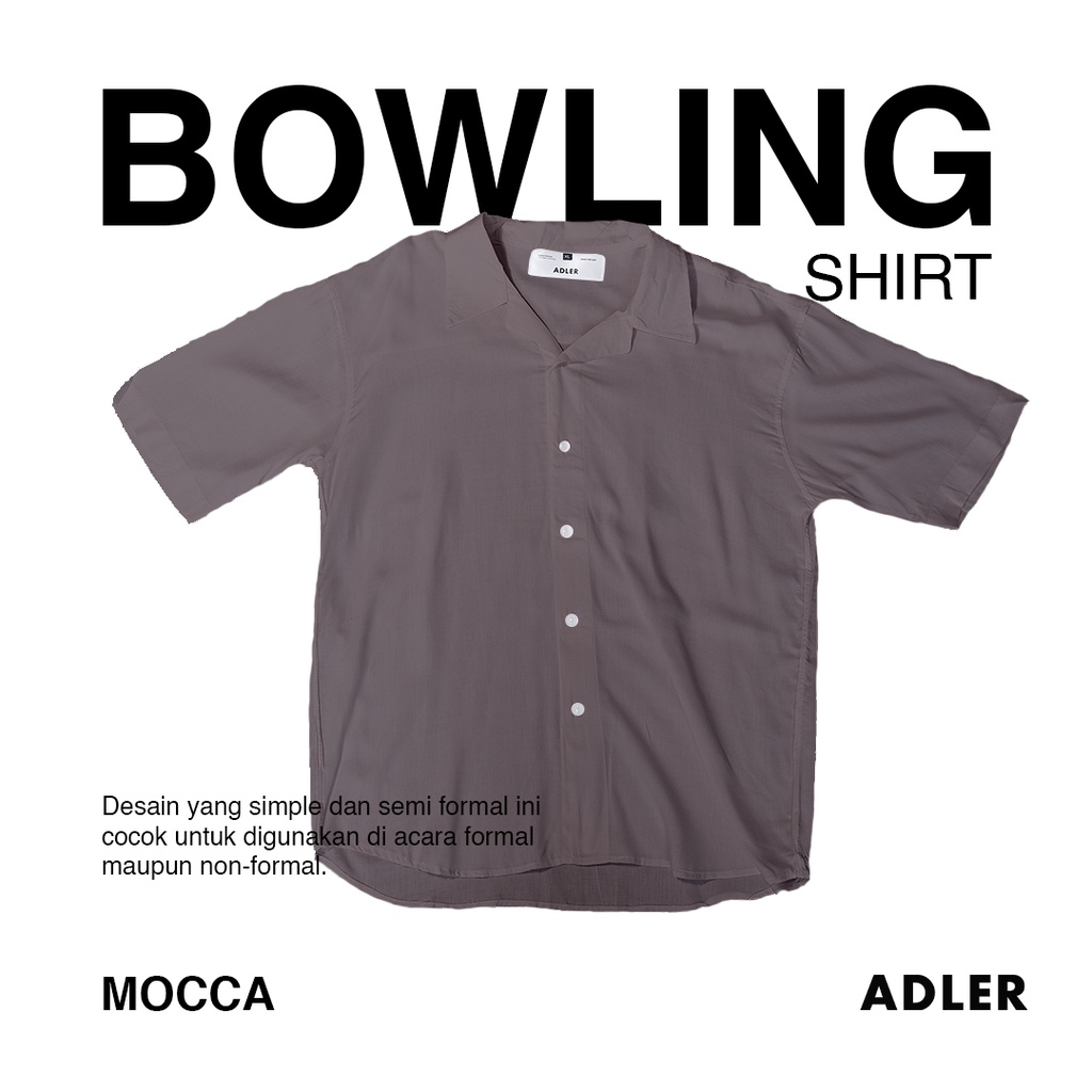 ADLER Bowling Shirt Mocha