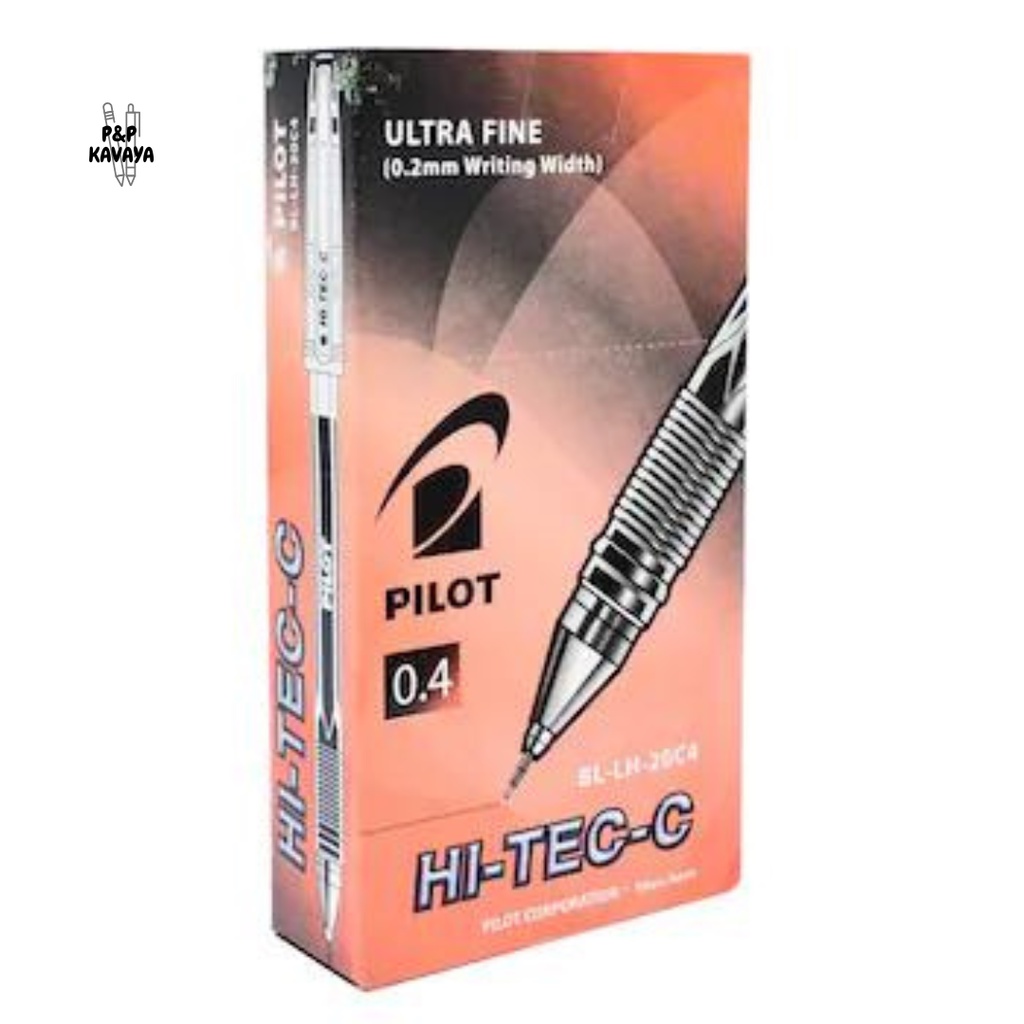 

Pena / Pulpen Hi Tec 0.3 0.4 Pilot Hitam