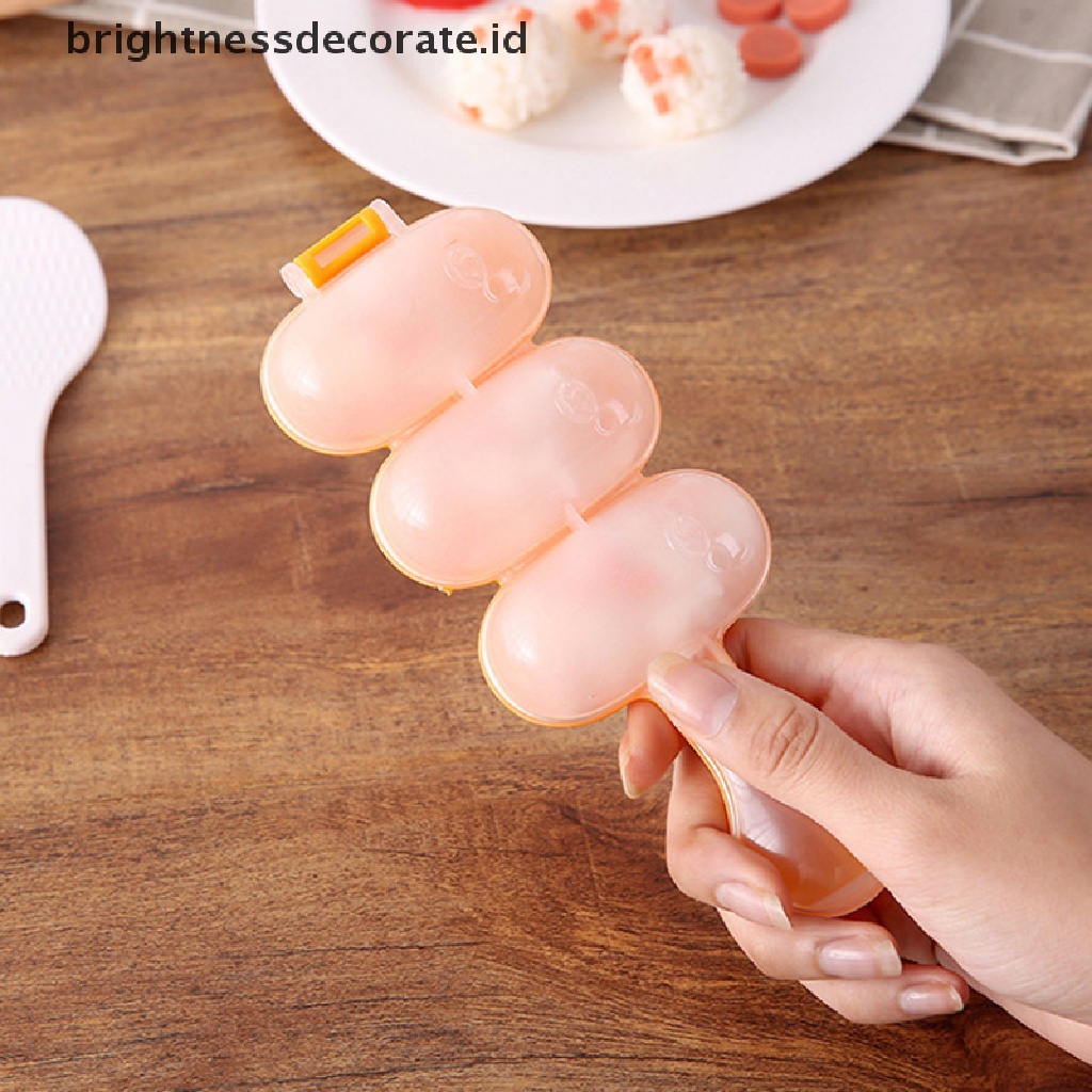 [Birth] 1pcs DIY Cetakan Gulung Nasi Dan Sayuran Mini Lucu Meat Ball Maker Sushi Onigiri Alat Dapur Gadget Bahan PP Food Grade [ID]