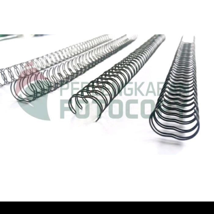 Ring kawat jilid/Spiral Kawat jilid, 3:1 A5 24 loops isi 100pcs
