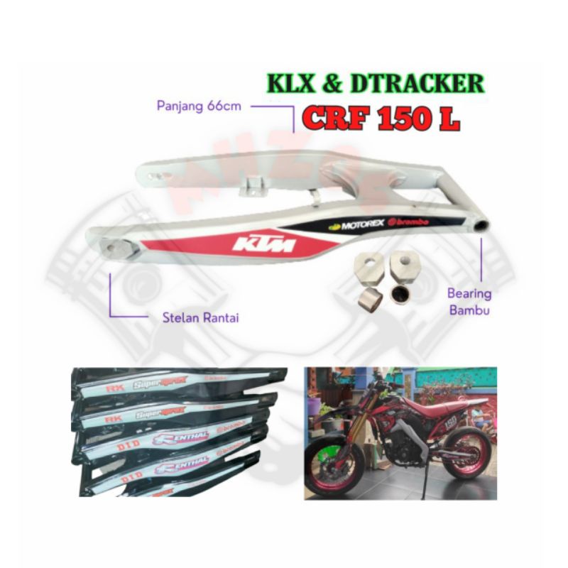 Swing arm KTM PNP kLX CRF 150L panjang 66cm