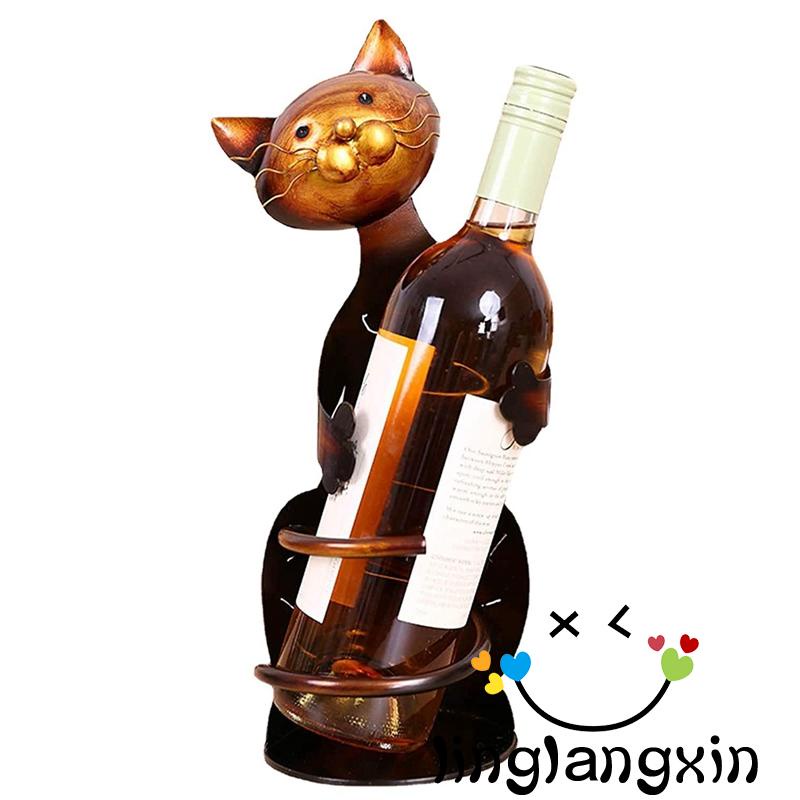 Llx-cat Wine Storage RackOne Botol Kapasitas Dekorasi Meja