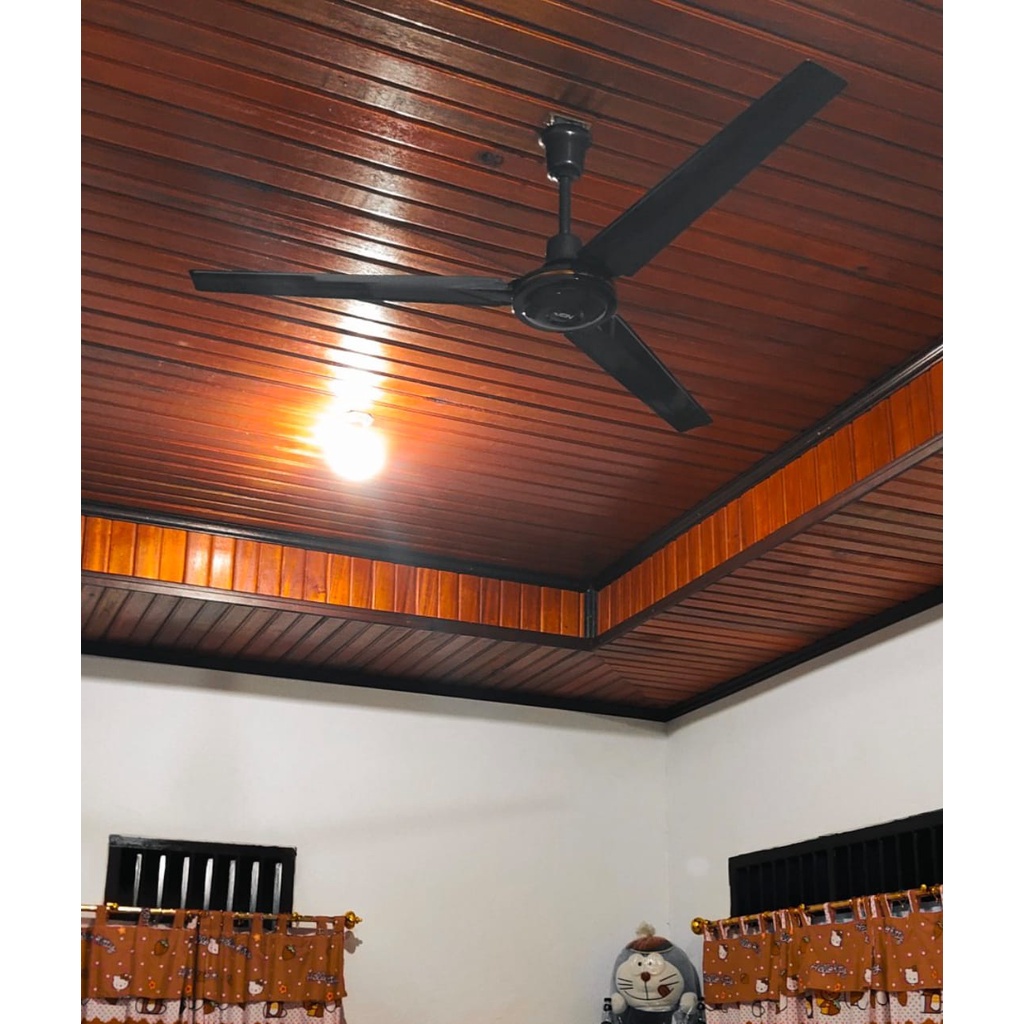 KIPAS CEILING /PLAFON FAN BESI 3 DAUN 56 INCH PROFAN INFICO BERIZIN SNI - ( DARK GREY) - Termurah