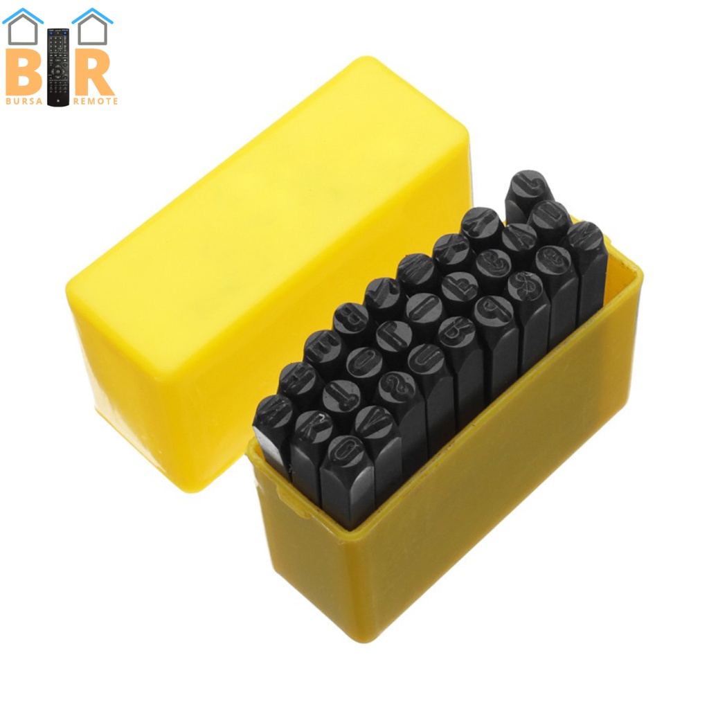 

tyvf Alat Ketok Huruf Dan Angka Letter A-Z Number Steel 0-9 Stamp 3MM - 12,5MM