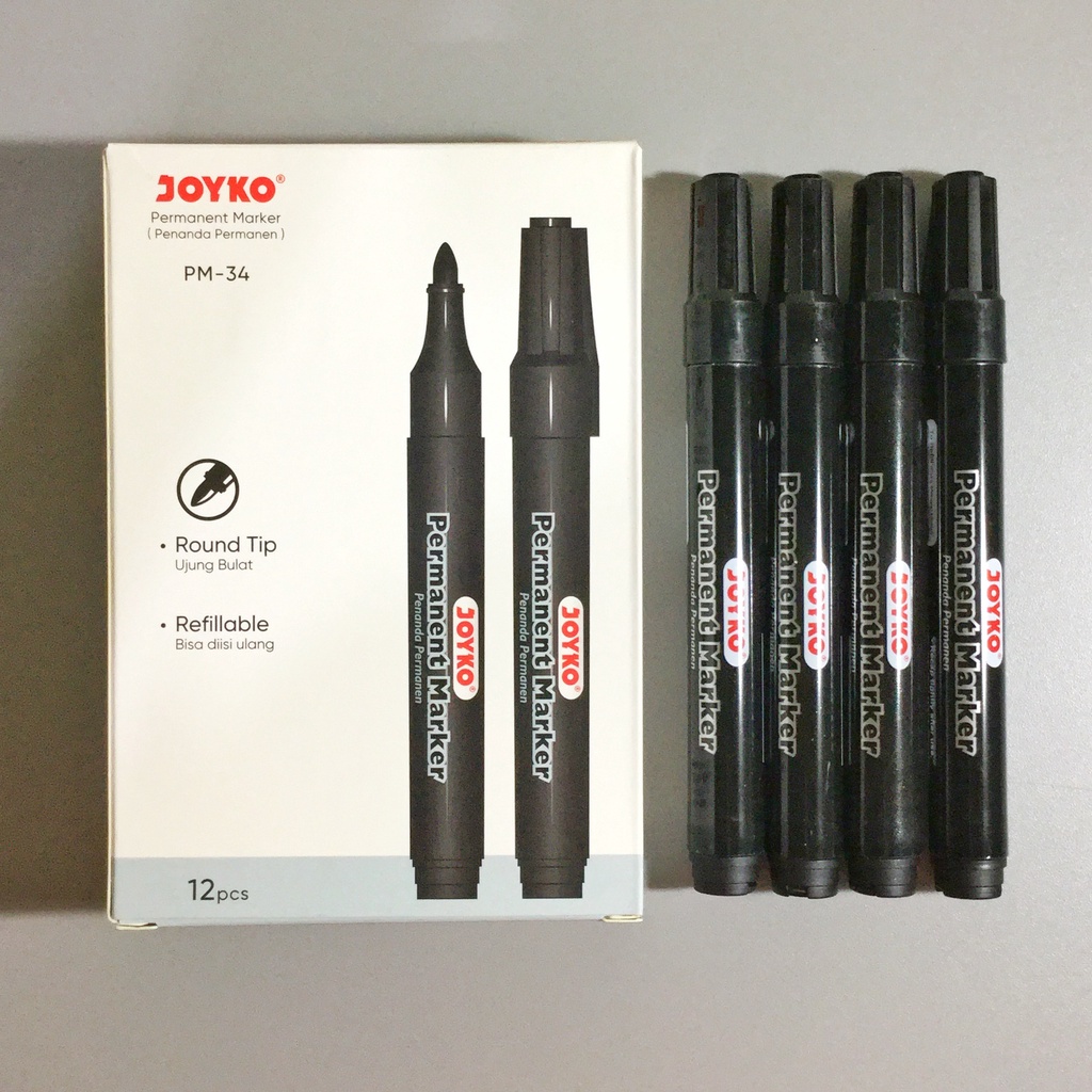 

(PCS) Spidol Permanen Joyko PM-34 / Permanent Marker Joyko PM-34