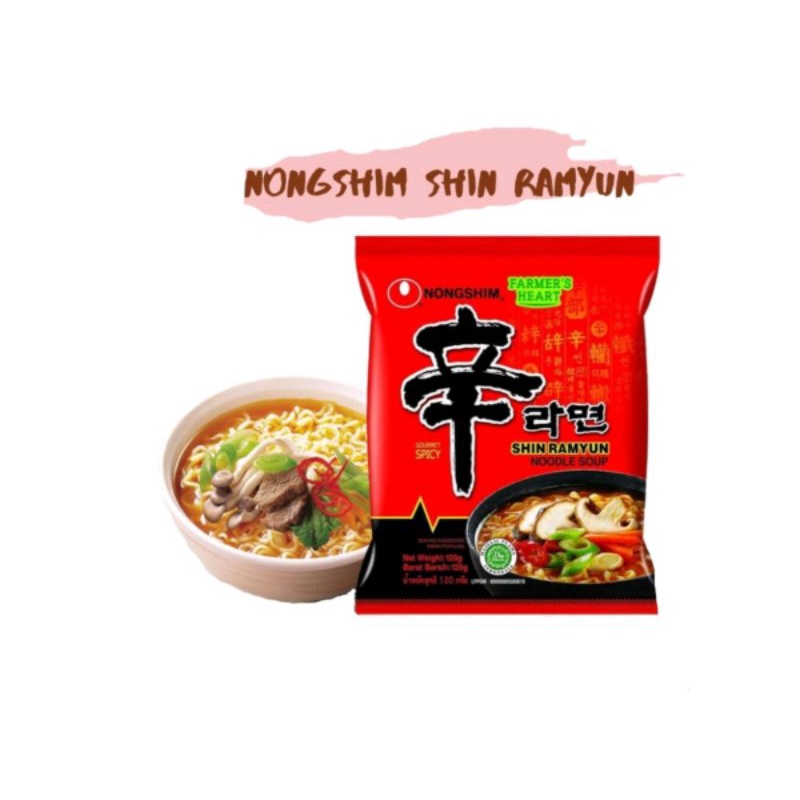 

Nongshim Shin Ramyun Spicy Mushroom Mie Instan Ramen Korea