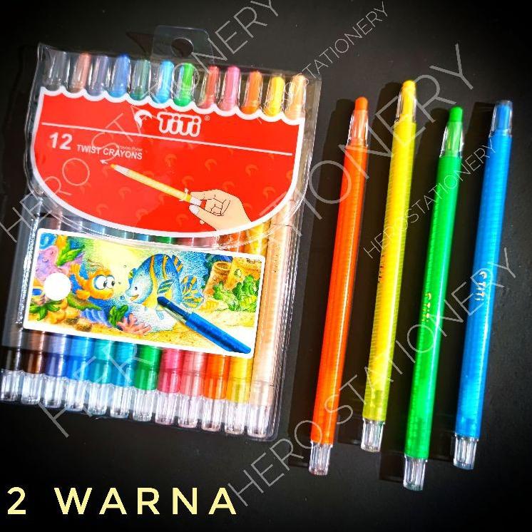 

케 Krayon putar joyko titi 12 warna TI-CP-12T Promo