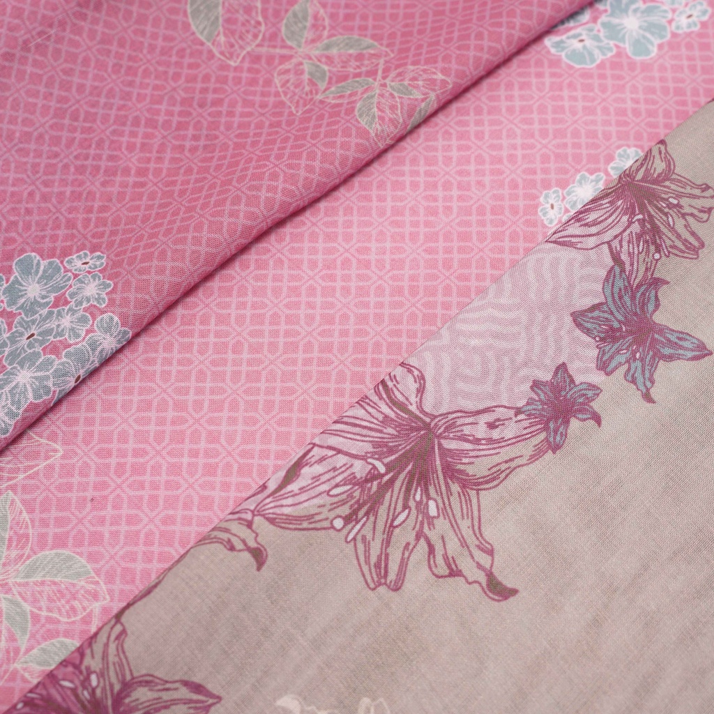 ALIF HIJAB SEGI EMPAT MOTIF PARIS PREMIUM KOREA - MILKY WAY IN FLOWERING ( SPR-D4-002 )