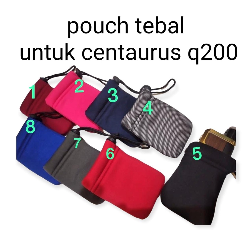 POUCH TEBAL POLOS - Q200