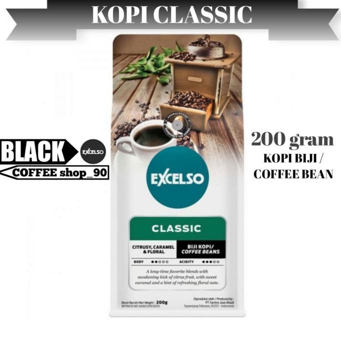 

PROMO Kopi Excelso Classic 200 Gram (kopi biji/coffee beans)