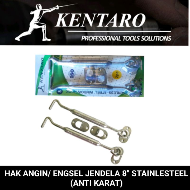 HAK ANGIN / ENGSEL JENDELA  8&quot; STAINLESTEEL KENTARO JAPAN QUALITY