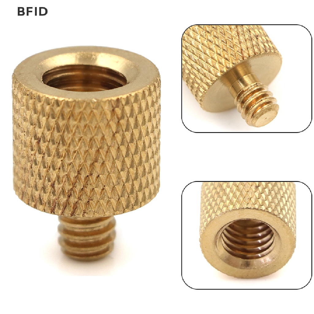 [BFID] 1pc adapter Sekrup Ulir Kamera tripod 3per8 Ke 1per4 Konverter female male Kuningan [ID]