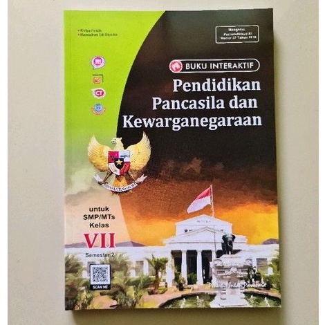 Buku lks pr interaktif pendidikan pancasila, ppkn kelas VII, 7 semester 2 tahun 2022 Revisi K13 Inta