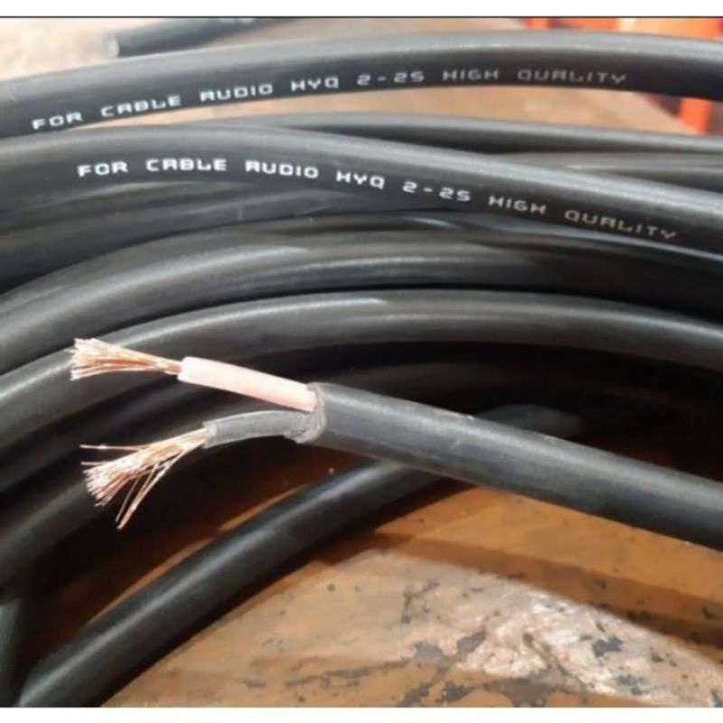 PAJERO /QUEST AUDIO  kabel serabut listrik /audio 2x2,5 / 2*2,5 /2x2.5 / 2,5 2.5 harga per meter