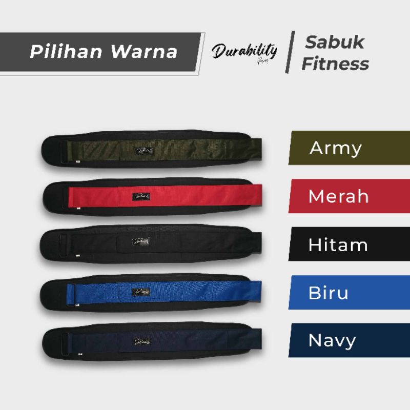 Premium Waist Support Belt - Sabuk Gym Fitness - Bodybuilding Korset Fitnes Angkat