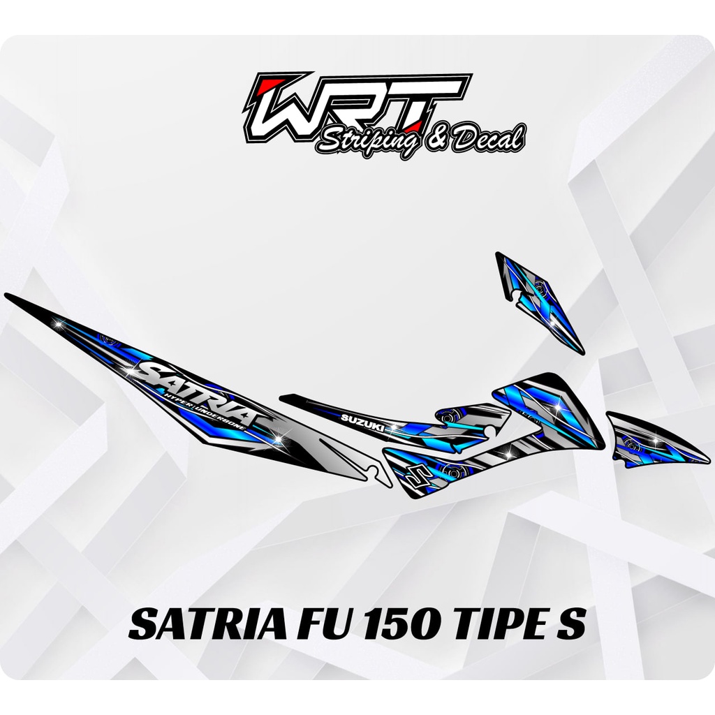 Striping Satria FU Tipe S-Stiker Decal Satria FU 150 Tipe S Racing Keren