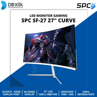 LED Monitor Gaming SPC SF-27 27” 165Hz Curve FHD HDMI DP - SPC SF 27