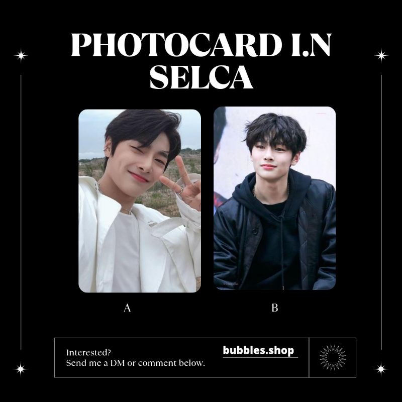 PHOTOCARD UNOFFICIAL I.N STRAYKIDS SELCA