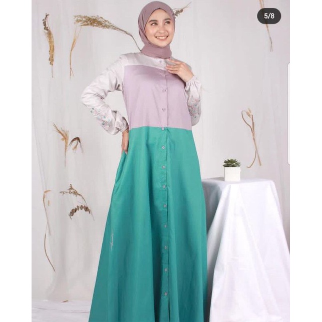 Sale 40% / A210809  / Abaya katun / dannis diskon / abaya dewasa / baju muslim perempuan / baju ngaj