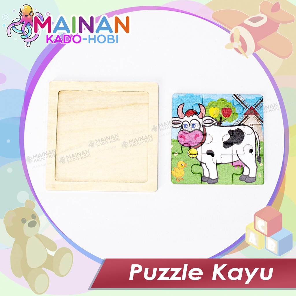 GROSIR MAINAN PUZZLE ANAK UNISEX KARAKTER ANIMAL