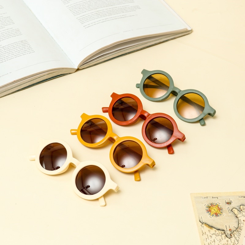 KACAMATA ANAK ANAK BULAT ROUND KIDS SUNGLASSES