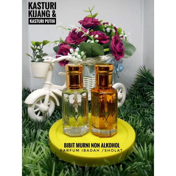 Paket Minyak Wangi Kasturi Kijang & Kasturi Putih Murni Original Dijamin