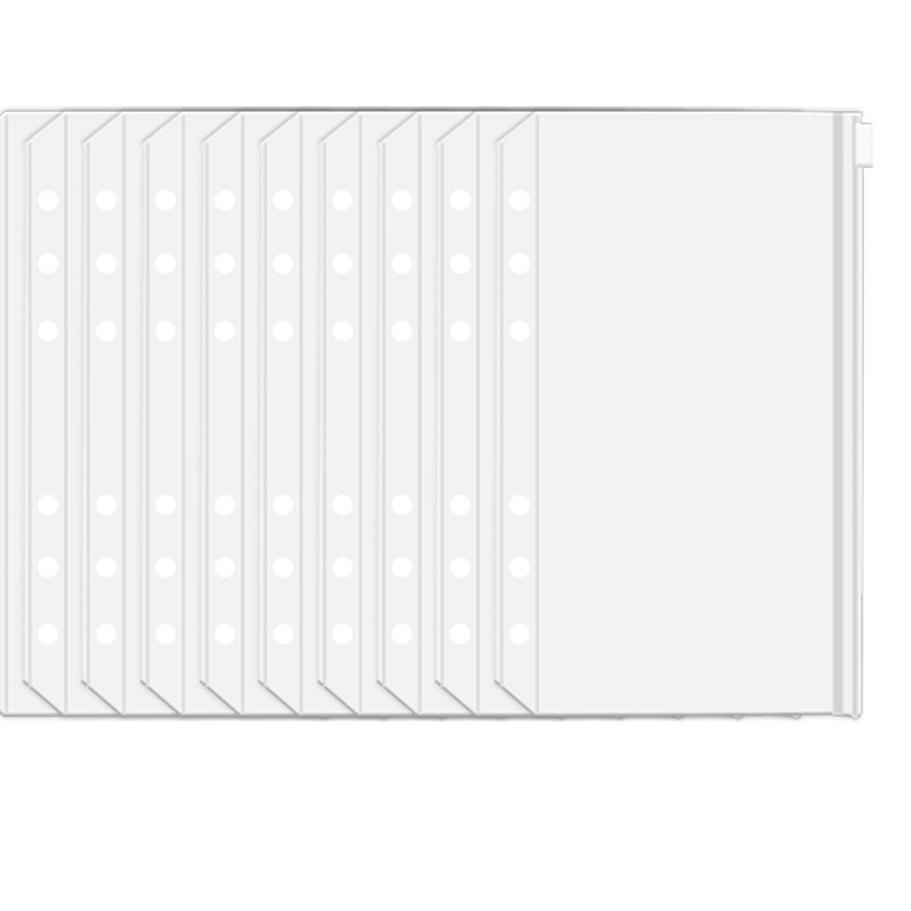 

L4R♚ A6 Binder Zipper Bag 6 Ring Organizer Isi Pocket Binder Kantong Alat Tulis Sleeve Card Bagbudgeting keuangan Serbuuu