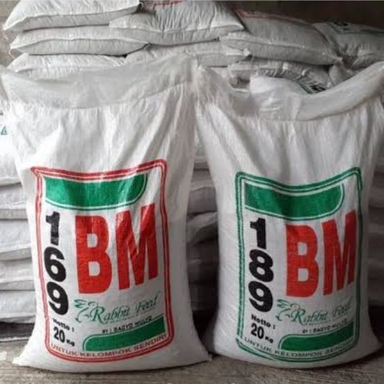 Makanan/pakan kelinci/rabbit food BM 169 / Bm169 freshpack 20kg