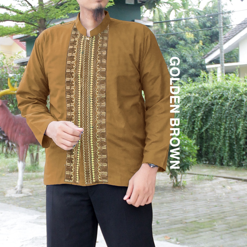 [SALE] Baju Koko Pria Dewasa Lengan Panjang Busana Muslim Berkualitas kode EJD bahan katun bisa GROSIR