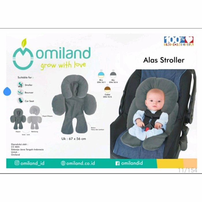 Alas Oya7611 Omiland Alas Stroller Velboa / Alas Stroller Bayi