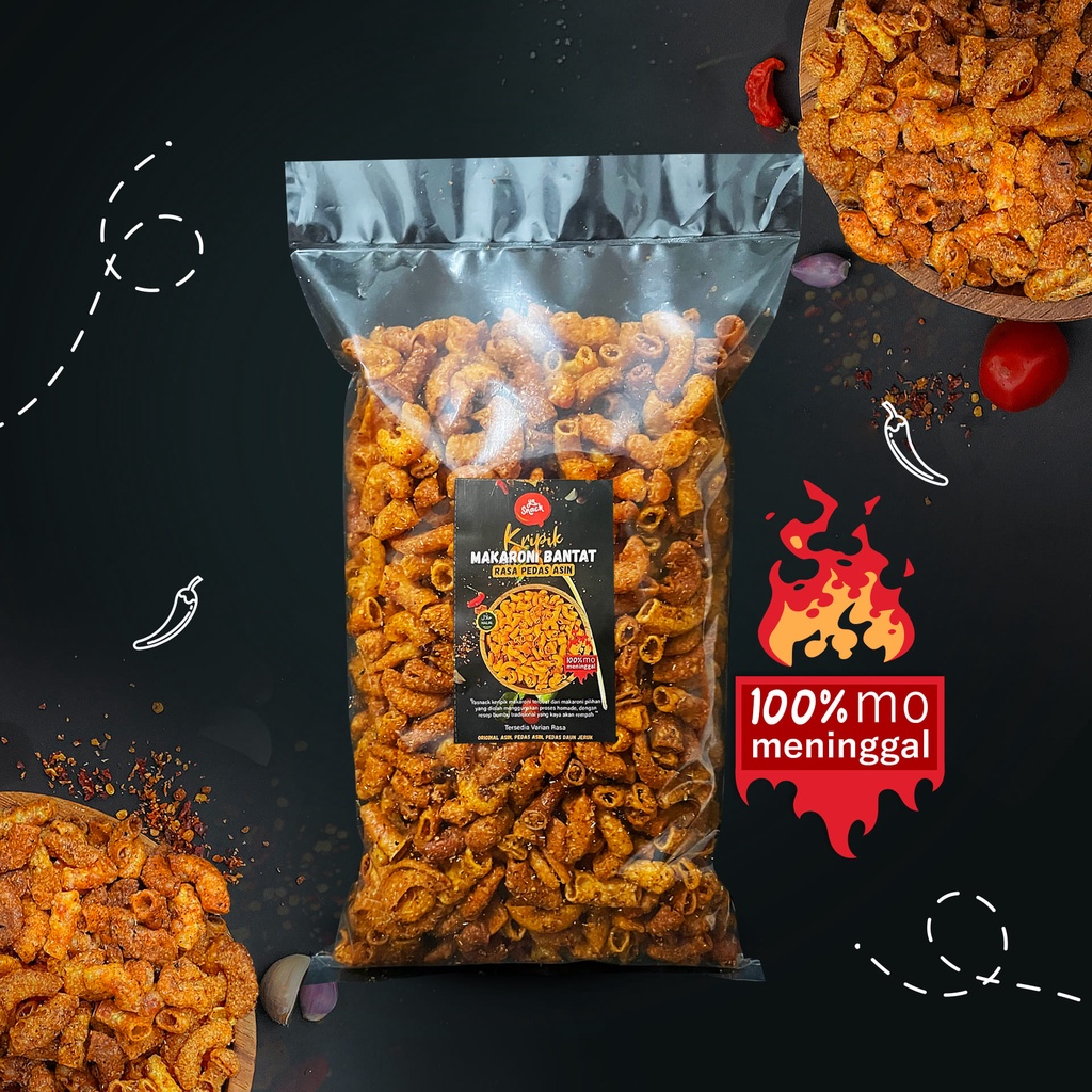 

Yasnack Makaroni Bantat Pedas Asin 1/4 kg, 250 gr