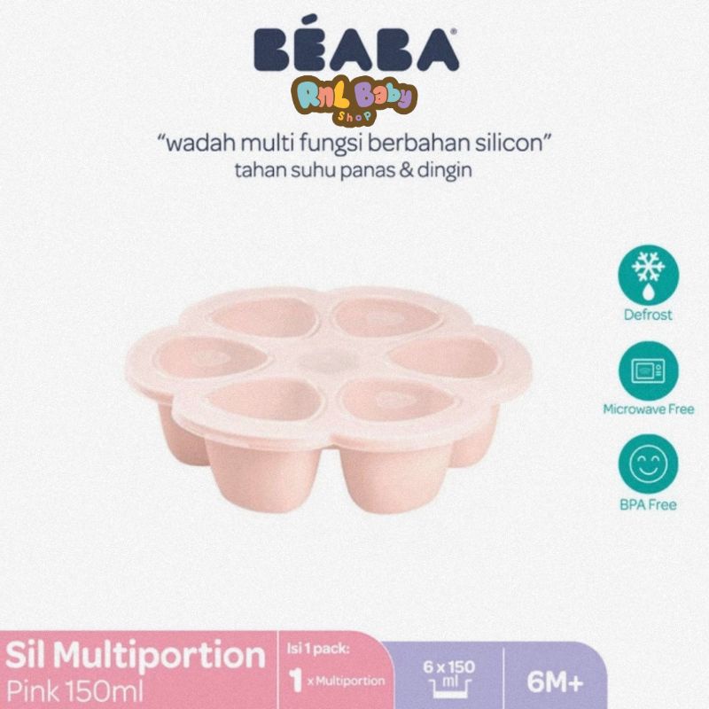 Beaba Sil Multiportions 150 ml - Wadah Penyimpanan Makanan Bayi