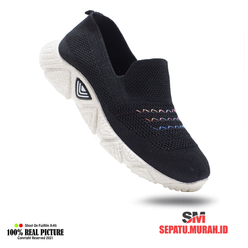 Sepatu wanita sneakers slip on import original tanpa tali selop slipon cewek perempuan dewasa J1 J2 J3 J5 J6 J7 J8 36-40