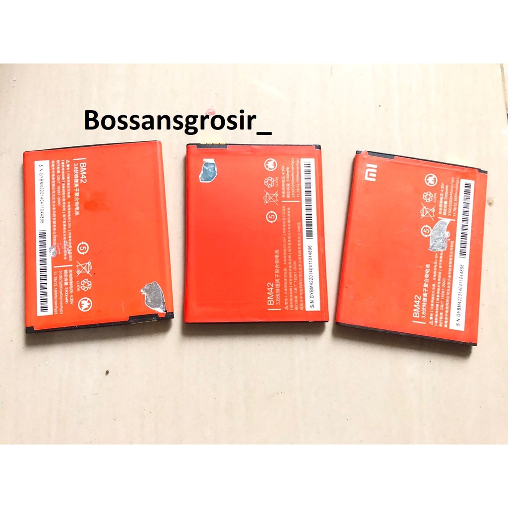 BM42 BM 42 Batre Batrai Xiaomi Redmi Note 1 Termurah