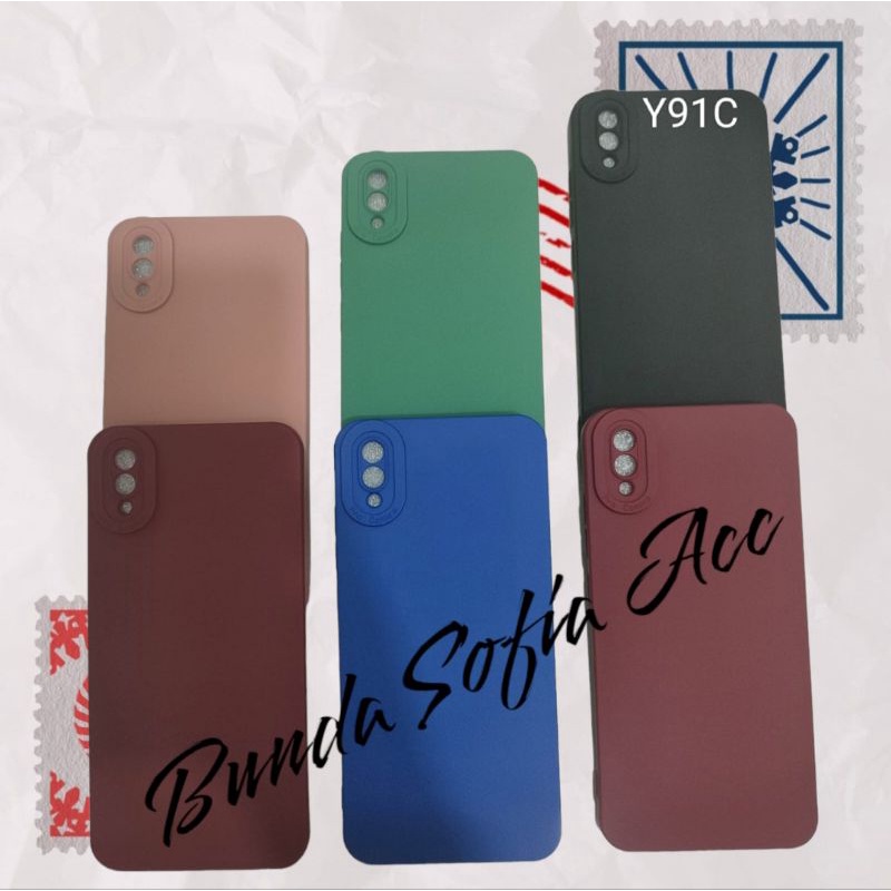 SOFTCASE PRO CAMERA FOR VIVO Y91C MACARON TPU CANDY PRO