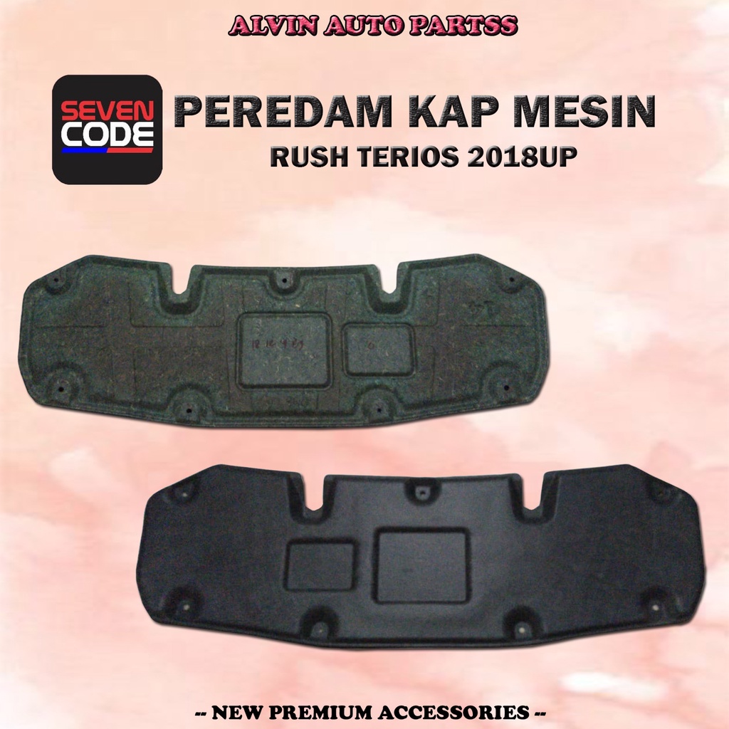 PEREDAM KAP MESIN RUSH TERIOS 2018UP / PELINDUNG PANAS MOBIL RUSH
