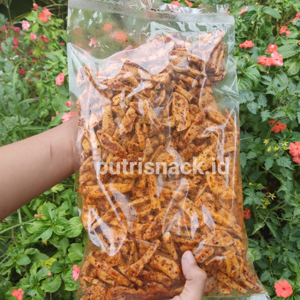 STIK BASRENG 500gr / 1/2kg PEDAS EXTRA SEBLAK BASRENG IKAN DAUN JERUK