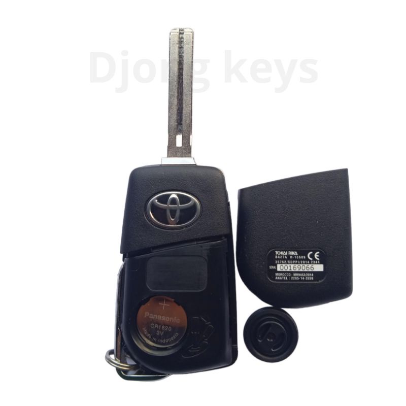 Original kunci remot alarm flipkey innova reborn tipe G