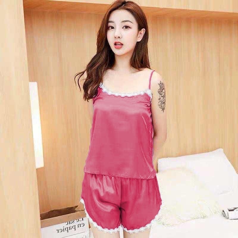 Setelan baju tidur renda import / stelan lingerie PY-296