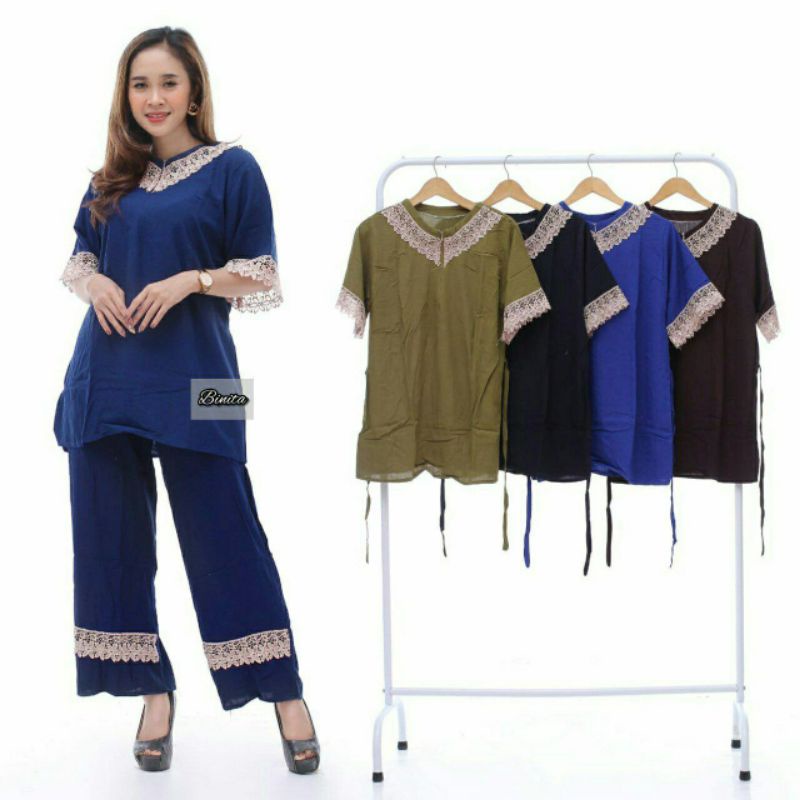 Setelan Renda Arabian Renda V