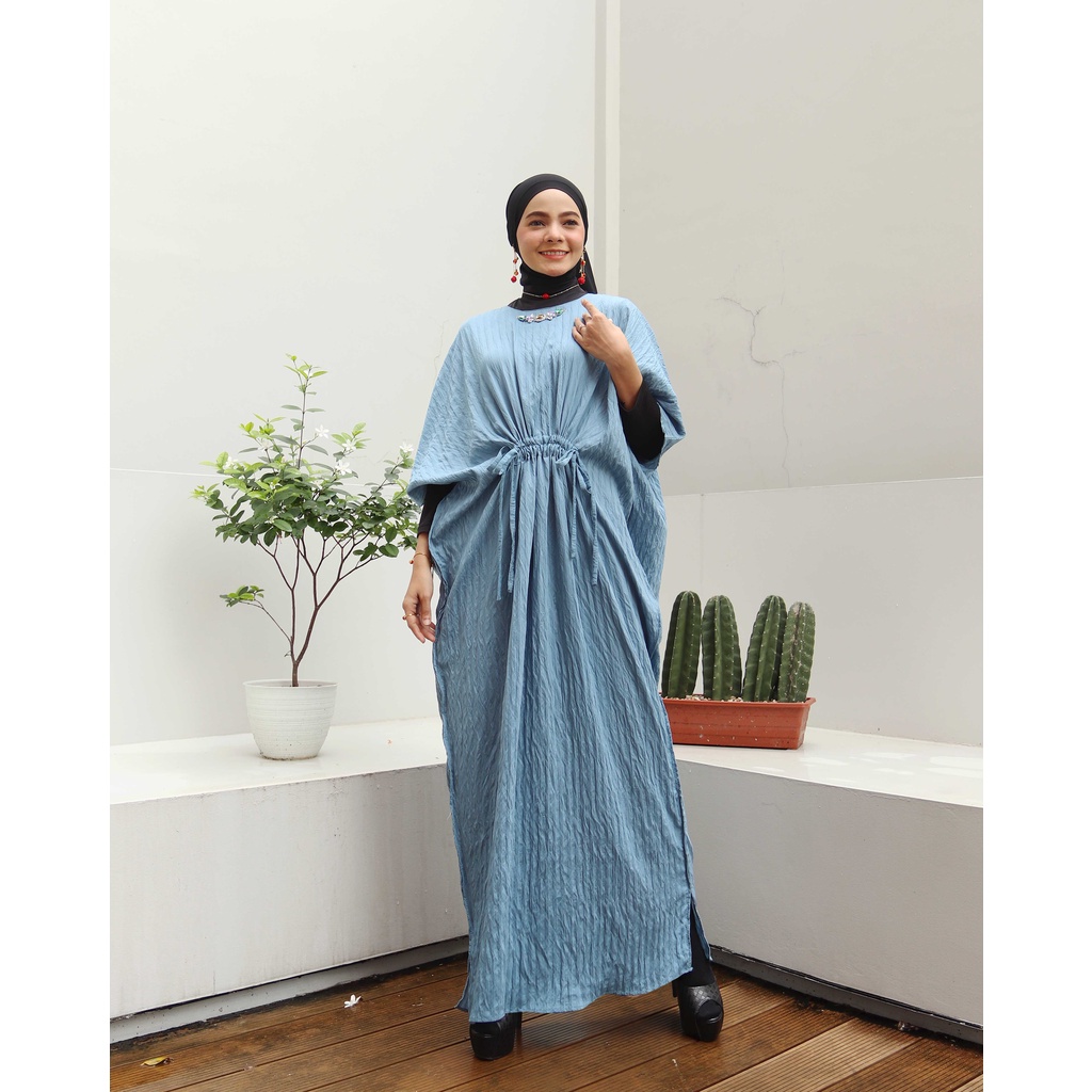 LL FASHION - Kaja Dress | Gamis Pesta Simple Pita Elegan
